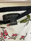 Ann Taylor White with Black Trim Skirt, 4