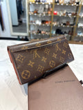 Louis Vuitton Sarah Monogram Wallet, 7.5"x4"