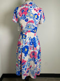 New Modcloth Floral Dress, S No Belt