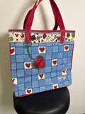New Brighton Love Sparkle Tote Bag, 15.5"x14.5"
