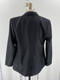 New Banana Republic Metallic Black Blazer Jacket, 10