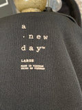 A New Day Black Romper, L