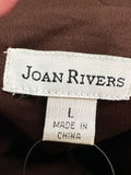 Joan Rivers Brown Jacket, L