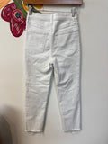 J. Crew White Stovepipe Jeans, 24 (00)