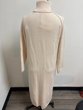 New Mimosa Cream Split Front Sweater, S