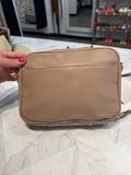 Anne Klein Tan Crossbody Bag, 9.5"x6.5"