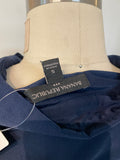 Banana Republic Blue Silky Crepe Dress, S