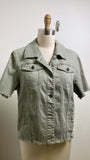 Cato Green Denim Jacket, L