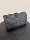 Michael Kors Black Wallet Wristlet, 7"x4"