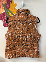 Loft Animal Print Pocket Vest, M