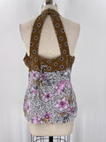 White House Black Market Print Top, L