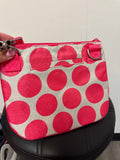 New Thirty One Coral Mod Dot Crossbody Bag
