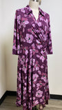 Perceptions Purple Dress, L