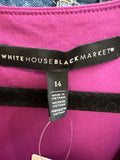 White House Black Market Purple Dress, 14