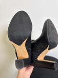 Vince Camuto Black Leather Boots, 8.5