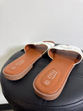 Musshoe White Sandals, 11