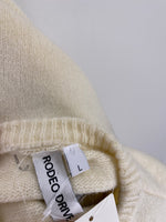 Rodeo Drive White/Ivory Sweater, L
