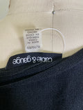 Cable & Gauge Black Sweater, XL