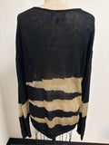 Frank Lyman Black Sweater, XL