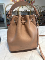 Pond LA Tan Le Poche Bucket Bag, 6.5"x 7.5"x 4.75" (retail $179)