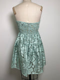 Hello Molly Strapless Green Dress, 4