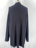89th & Madison Black Cardigan, 1X
