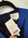 New Elevenses Anthropologie Blue 22" Inseam Jumpsuit, 8