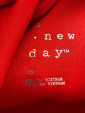 A New Day Red Hoodie Jacket, 2X