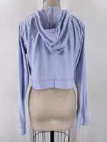 Harmony Balance Zip Front Cropped Hoodie Jacket, XL