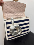 New Aldo Navy Stripe Crossbody Satchel, 10"x7.5"