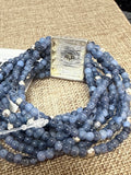 Silver/Blue Bracelet