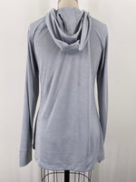 Layers Gray Hooded Top, M