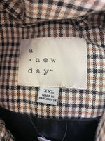 A New Day Plaid Vest, XXL