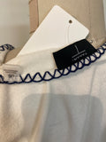 Tahari White/Navy Sweater, L