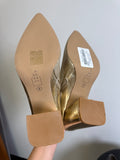 Shu Shop Gold Veronica Sparkle Boots, 9