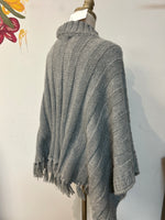 Forever 21 Gray Poncho Sweater, M/L