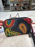 Vera Bradley Paisley Crossbody Bag, 6.5"x4"