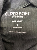Torrid Black Super Soft Rib Knit Dress, 2X