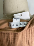 Hyfve Tan Gauze Dress, L