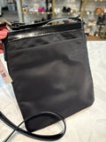 Kate Spade Black Nylon Crossbody Bag, 8"x9"