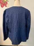 Chico's Blue Quilted Jacket, XL