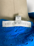 Preston & York Blue Eyelet Dress, 14