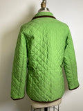 Joan Rivers Green Quilted Jacket, XXS