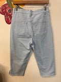 New Gloria Vanderbilt Blue Capri Jeans, 8