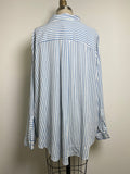 Torrid Blue Stripe Top, 3X