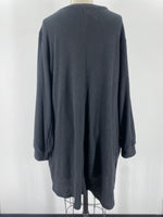 You & Me Black Waffle Knit Pocket Dress, 3X