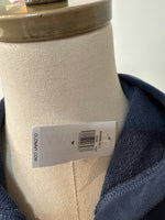 New Old Navy Blue Hoodie Zip Front Cardigan, M