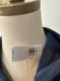 New Old Navy Blue Hoodie Zip Front Cardigan, M