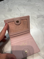 Kate Spade Pink Glimmer Wallet, 3"x3.5"