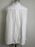 Tommy Bahama White 100% Linen Top, XL